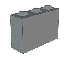 Betonový blok ABU17 1200x400x800 mm